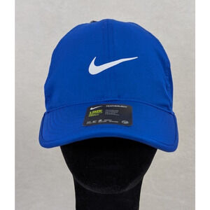 New Nike One Size Aerobill Featherweight Cap or Hat blue women tennis HB
